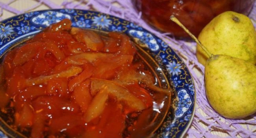 Top 14 receptů krok za krokem na jantarovou marmeládu z plátků hrušek na zimu